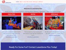 Tablet Screenshot of laserdome.net